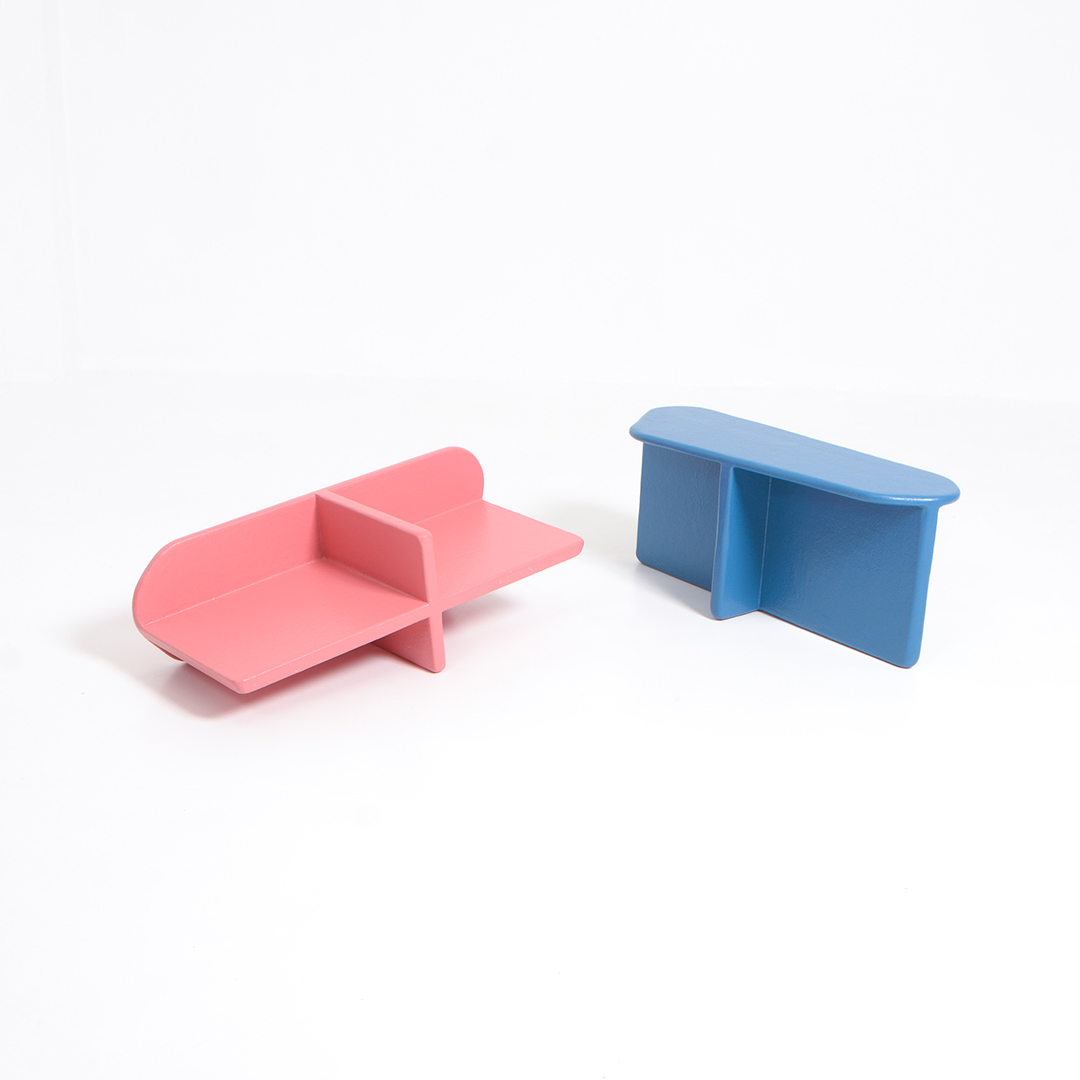 Fermetti boomerang table bench polyester