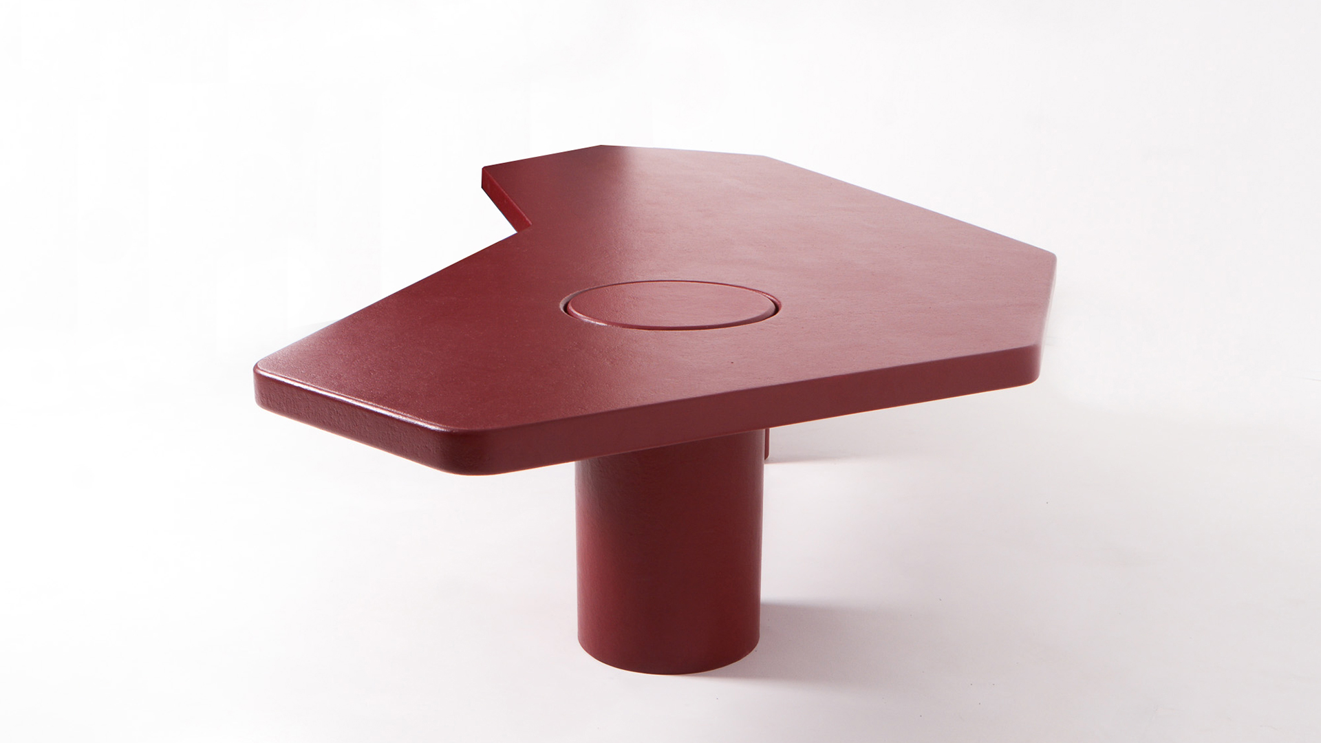 Fermetti boomerang table polyester